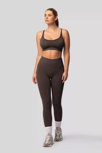 Colanți push-up Spaio PRO talie înaltă modelatori opaci chocolate