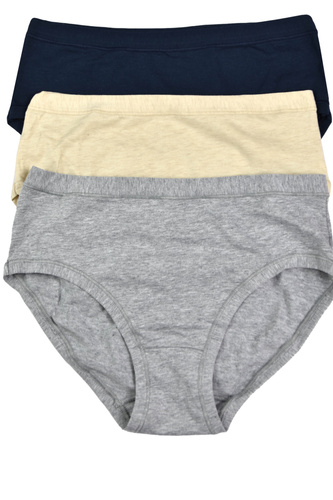 3363 MIDI-1H100 Chiloți MIDI Cotonella pachet de 3 – bumbac, confortabil, croială clasică