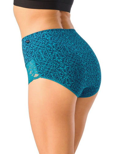 Chiloti damă Key LPF 501 B26 Maxi Bikini bumbac dantelă 2-pack