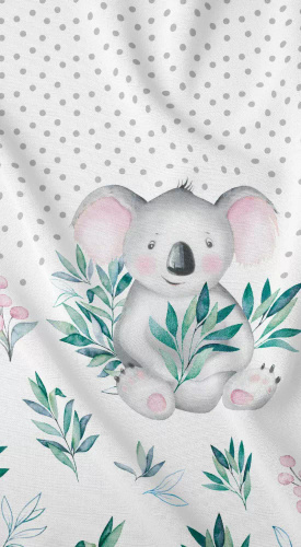 3269 B Land of Dreams Lenjerie de pat pentru copii din bumbac koala Karo
