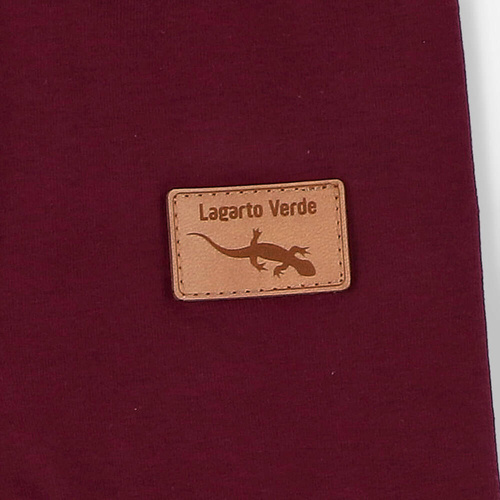 KAR-0041/BOR Jambiere fete Lagarto Verde, visiniu