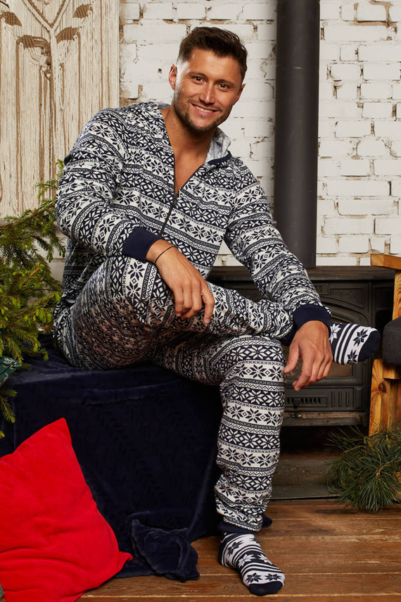 Alaska Salopetă pentru bărbați Italian Fashion - albastru marin