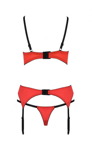 Polina Set Komplet Passion czerwony