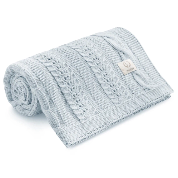 Pătură Dreamy Bamboo Yosoy Albastră – moale, respirabilă, sigură pentru copii