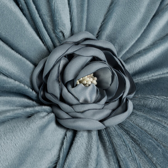 Pernă decorativă Flores Eurofirany floare Ø40 cm blue
