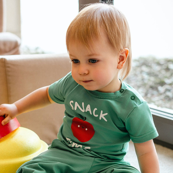 Tricou copii Eevi Snack Time bumbac elastic confort