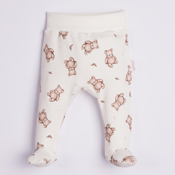 Pantaloni de pijama pentru bebeluși Figo Nicol Koala 100% bumbac alb