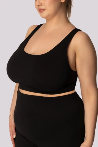 Sutien sport de bază Mona negru
