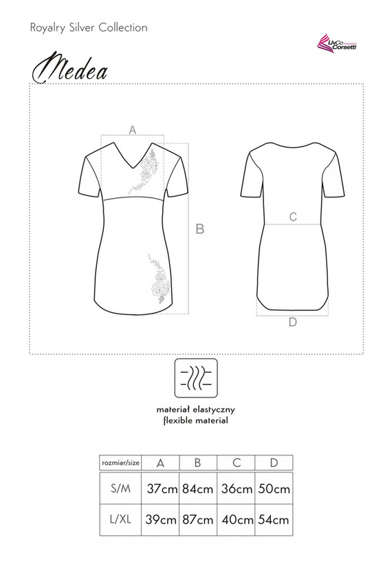 Medea LC 90351 Koszulka damska LivCo Corsetti Fashion 