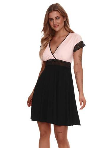 342 Cămașă de noapte Lupoline - negru