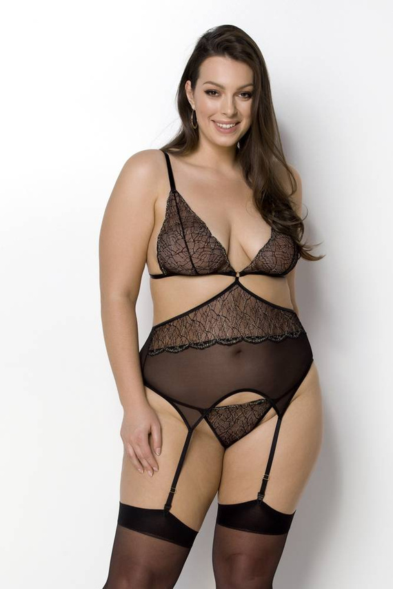 Amberly Corset Gorset damski Passion czarny 