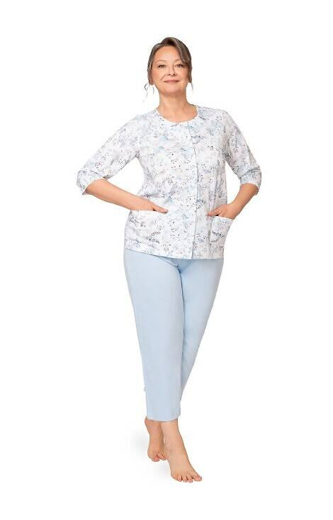 201 pijamale dama Maria II Martel - albastru 27