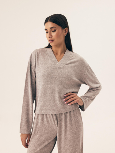 42024 Fudge Henderson Pijamale pentru damă - gri deschis