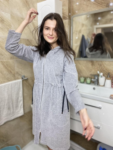 498 Macarena II Halat scurt pentru femei Forex - melange deschis