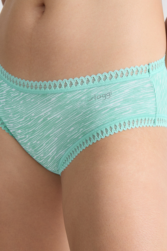 GO Crush C3P Hipster Sloggi pentru femei 3-Pachet - V007 turcoaz