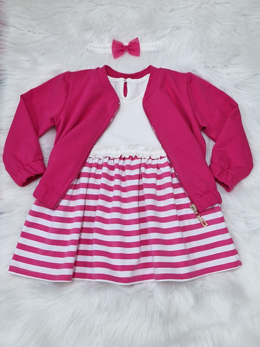 Hanorac bomber pentru copii Gracja Bambarillo amaranth