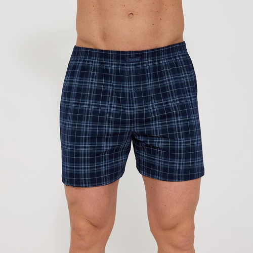 Cornette Comfort 002/339 008/339– boxeri bărbați din bumbac în carouri, croială lejeră și confortabilă