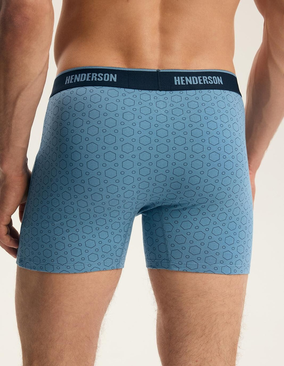 Bokserki bărbați Henderson 44513 Brex 2-pack din bumbac cu talie lată și logo