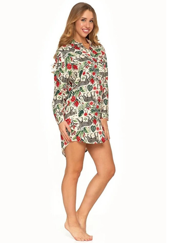 PDK4800-002 Cămașă de noapte Moraj - multicolor