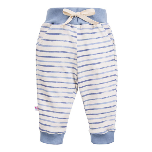 Pantaloni din bumbac Elephant Eevi - dungi