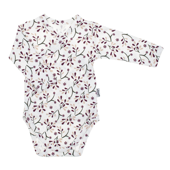 217094 Body din bumbac Alisa Nicol cu ​​maneci lungi - model floral