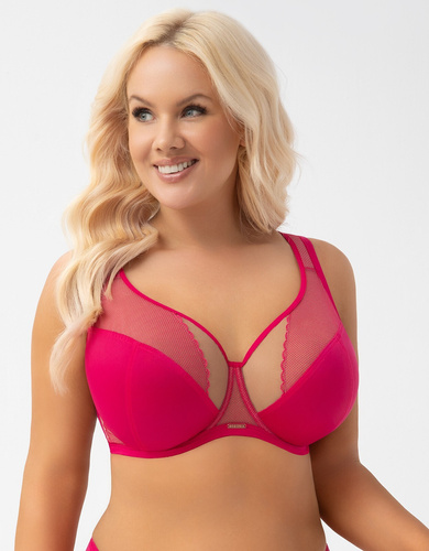 Gorsenia K 441/1 Luisse sutien soft amaranto susținere bust mare confort