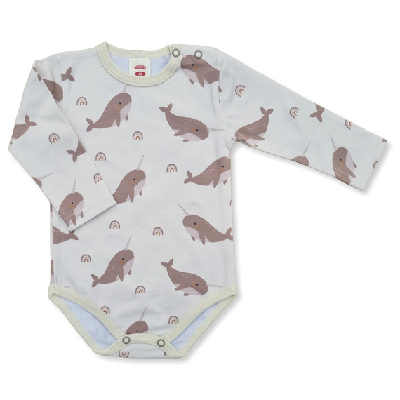 03256DR Body pentru bebeluși "Marlin" Makoma cu mâneci lungi