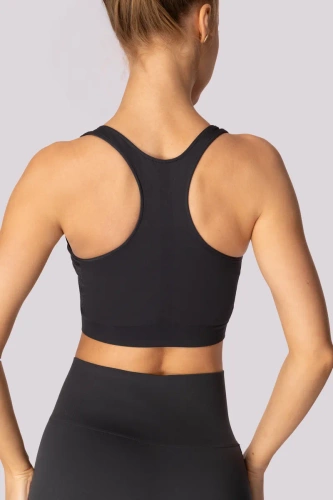 Sutien sport de bază top Mona gri