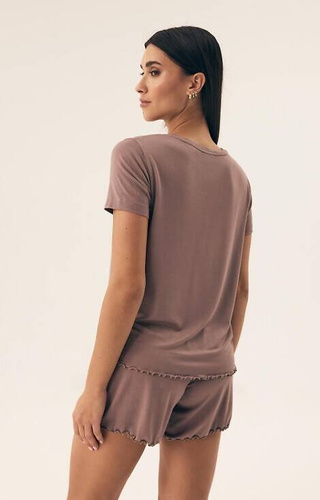 42679 Pijamale de damă Noves Henderson - maro auriu