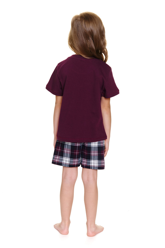 7202 "Chill" Pijamale pentru copii unisex Doctor Nap - visiniu