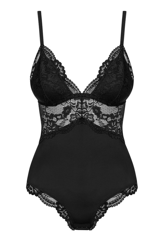 810-TED-1 Teddy Body Obsessive - czarny