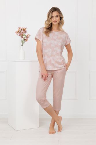 Pijama KALINA Italian Fashion – 100% bumbac, 3/4