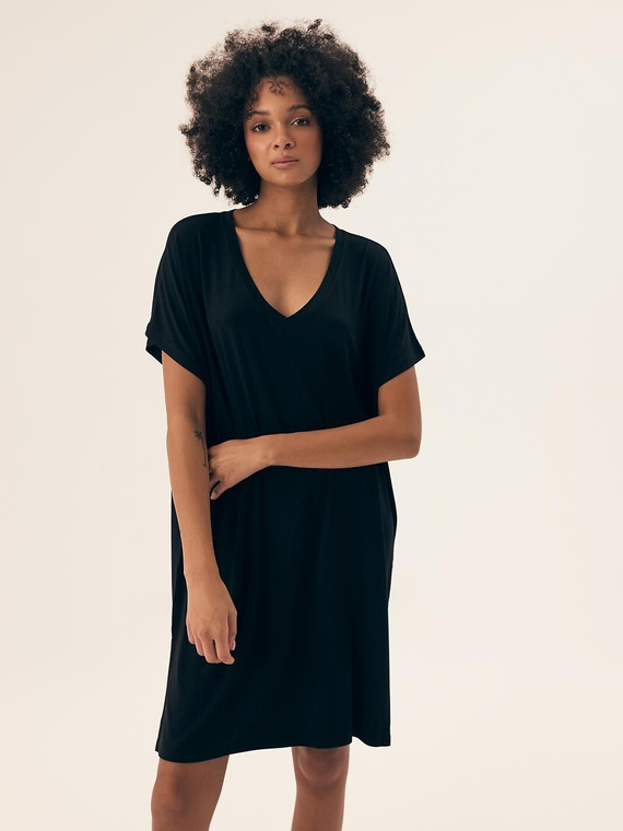 43041 Cămașă de noapte Noves Henderson - neagră