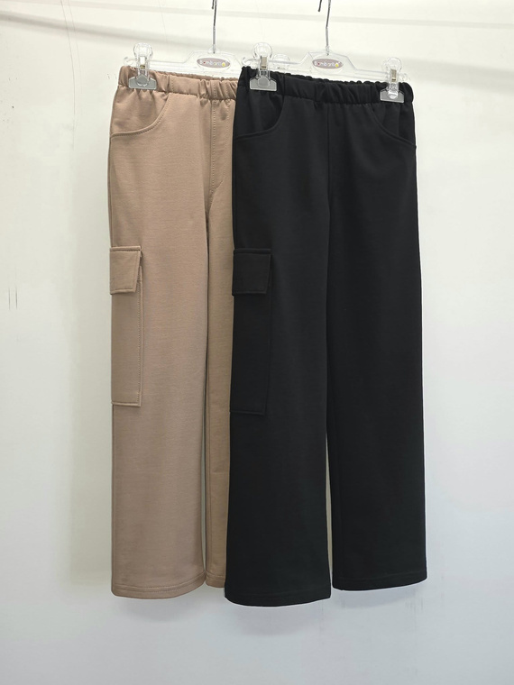 Seven Bambarillo Pantaloni băieți din bumbac, trening, bej, cargo