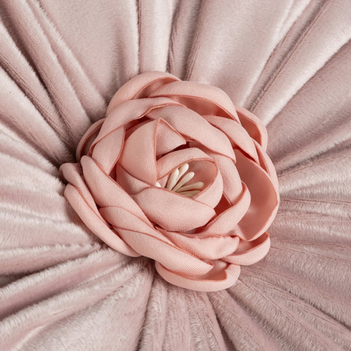 Pernă decorativă Flores Eurofirany floare Ø40 cm pink