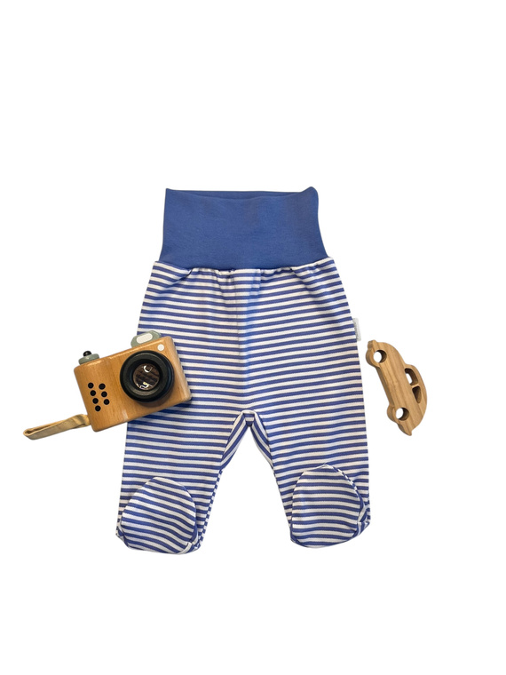 Mamatti PD13620 pijama bebelusi baieti - bleumarin cu dungi, bumbac