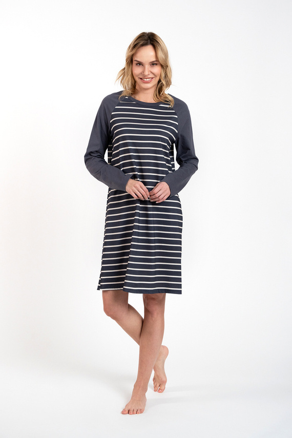 Oda cămașă de noapte Italian Fashion - imprimeu grafit