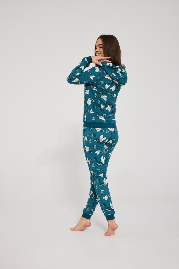 Cornette Betty 355/512 pijama damă 3 piese 100% bumbac marine