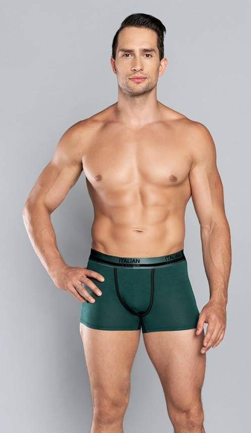 Slipi boxeri pentru bărbați Umberto Italian Fashion - vin