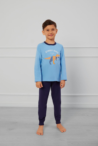 Rex Pijama pentru băieți Italian Fashion - albastru/albastru