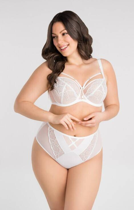 Sutien alb moale Gorsenia K 849 Forever