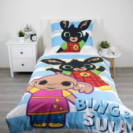 Lenjerie Bing Iepurașul și Sula 140x200 bumbac Jerry Fabrics