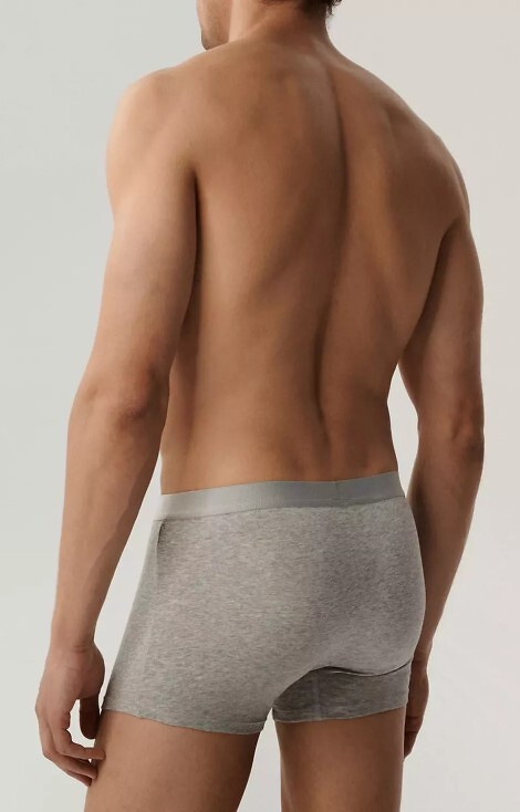 3MH-011 Boxer bărbați Atlantic - melange negru-gri