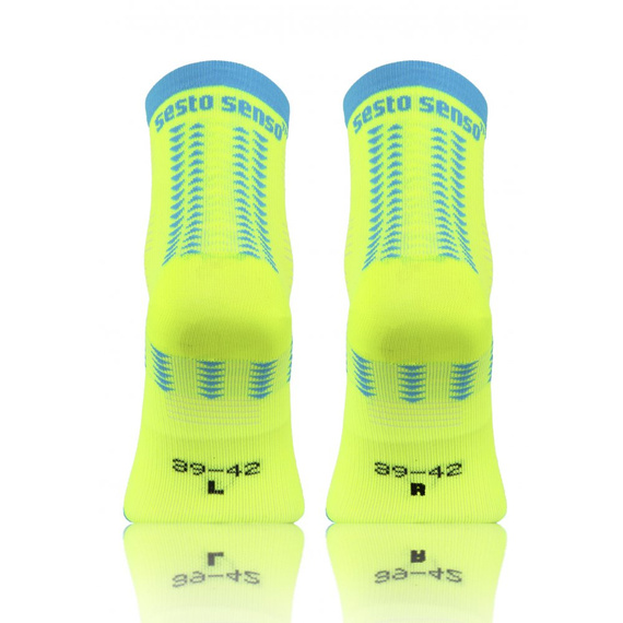 SKB01 Sport Socks Sosete sport universale Sesto Senso galben neon