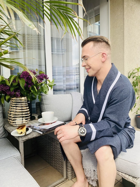 564 Halat pentru bărbați Bruno De Lafense - grafit