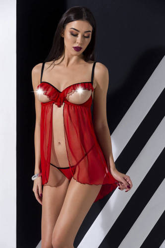 Cherry Chemise koszulka damska Passion czarny