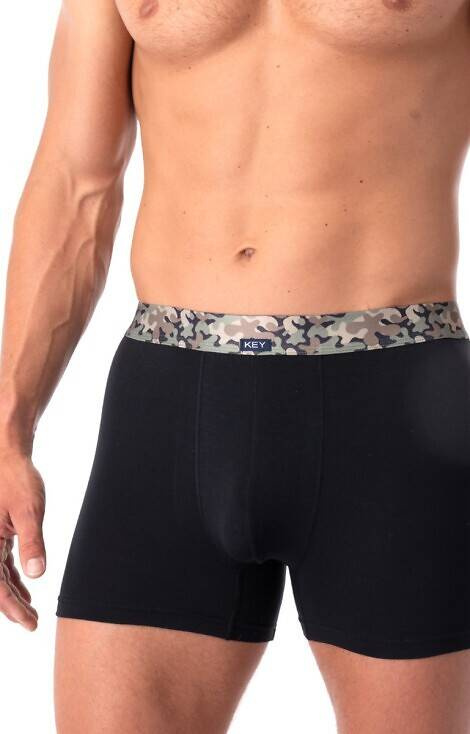 Boxer bărbați MXH 240 Bamboo Key - negru