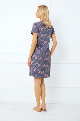 Tiana cămașă de noapte și cămașă de alăptare, cu mânecă scurtă Italian Fashion - print