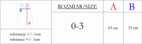 218043 Sac de dormit pentru bebeluș Yogi Bear Nicol – bumbac, 0–3 luni, neizolat