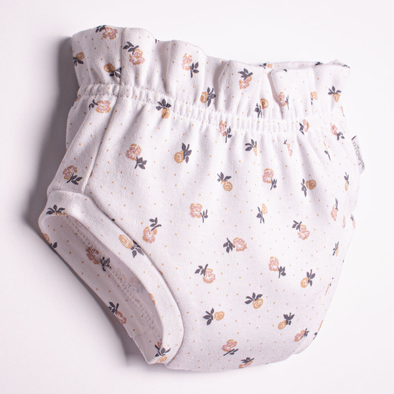Bloomers Nicol 220087 2-pachet pentru bebeluși, bumbac Oeko-Tex, roz cu flori